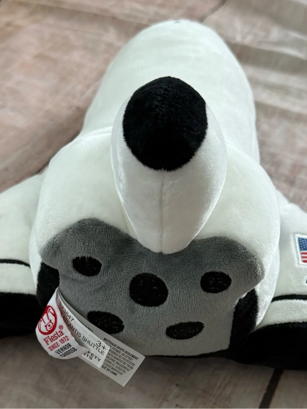 Fiesta NASA Atlantis Space Shuttle Plush 16” Stuffed Toy USA Logo United States